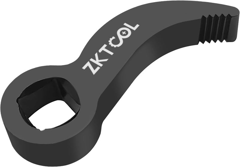 Pry Bar Wrench Adaptor Head,Crowbar Adapter Head Tools, Adjustable Angle Head Pry Bar Fits1/2 Ratchet,The Square Outline Does Not Slip Easily, 1/2" D 4pt (Square) Profile